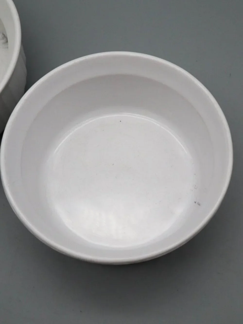 Lot of 2 Corning Ware French White Round Casserole Set Baking Dish F-16-B F-24-B